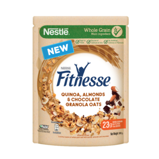 FITNESSE QUINOA, ALMOND & CHOCOLATE GRANOLA OAT 30