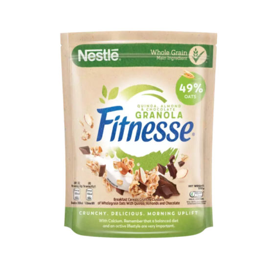 FITNESSE QUINOA/ALMOND&CHOCOLATE GRANOLA OAT 300G