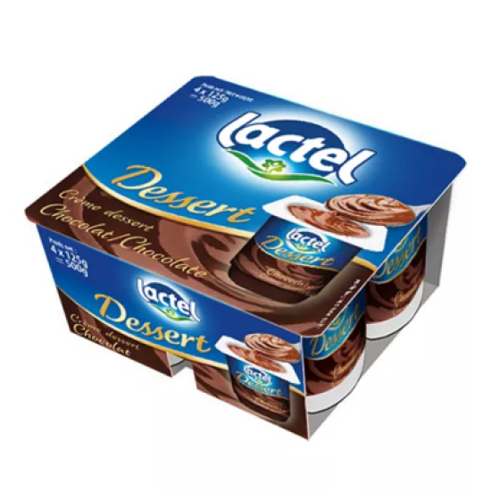 LACTEL DESSERT CHOC 125G*4