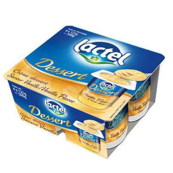 LACTEL  DESSERT VANILA 125G*4