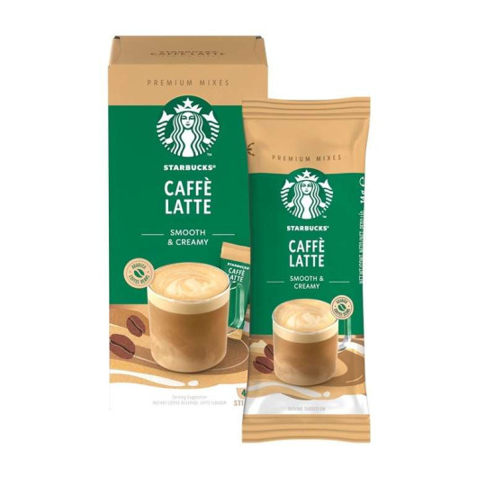 STARBUCKS CAFFE LATTE 14G*4