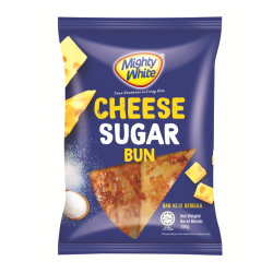 MIGHTY WHITE 4 PCS CHEESE SUGAR BUN 150GM MIGHTY WHITE 4 PCS CHEESE SUGAR BUN 150GM