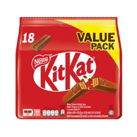NESTLE KIT KAT SHAREBAG VALUEPACK 15G*18