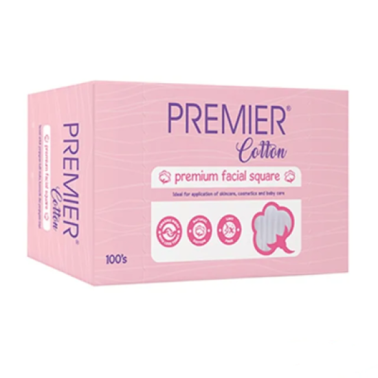 PREMIER PREMIUM FACIAL COTTON 100S