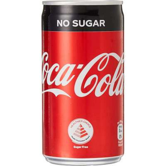 MINI CAN COKE NO SUGAR 180ML