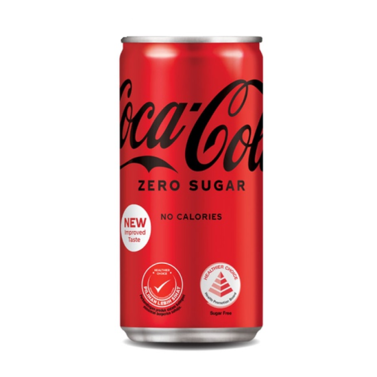 COCA COLA MINI CAN ZERO SUGAR 180ML COCA COLA MINI CAN ZERO SUGAR 180ML