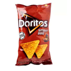 DORITOS SMOKIN' BBQ 190GM DORITOS SMOKIN' BBQ 190GM