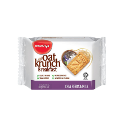 MUNCHY'S OAT KRUNCH BREAKFAST CHIA SEED 80GM MUNCHY'S OAT KRUNCH BREAKFAST CHIA SEED 80GM