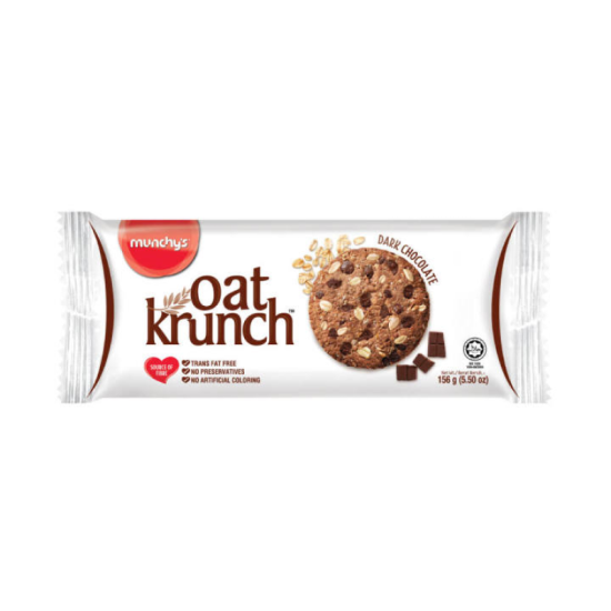 MUNCHY'S OAT KRUNCH DARK CHOCOLATE 156GM