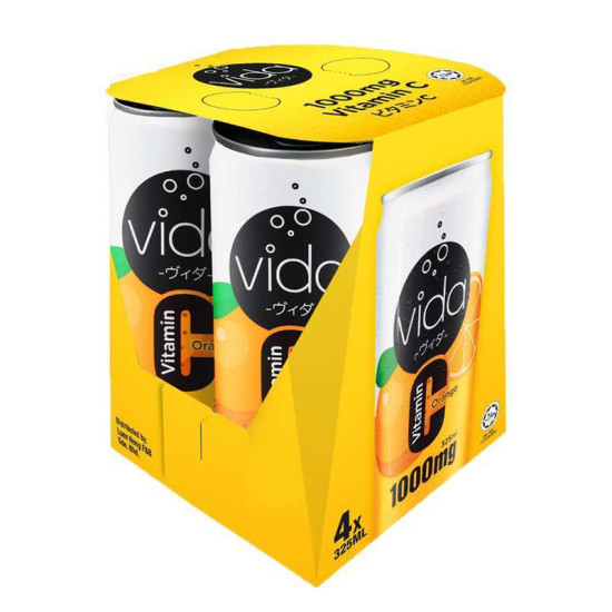 VIDA C ORANGE 325ML*4