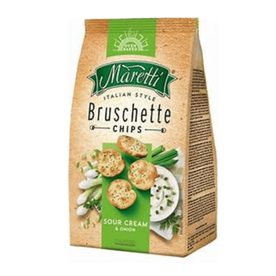 BRUSCHETTE MARETTI SOUR CREAM & ONION 70GM