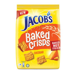 JACOB'S BAKED CRISPS CHEESE 229GM JACOB'S BAKED CRISPS CHEESE 229GM