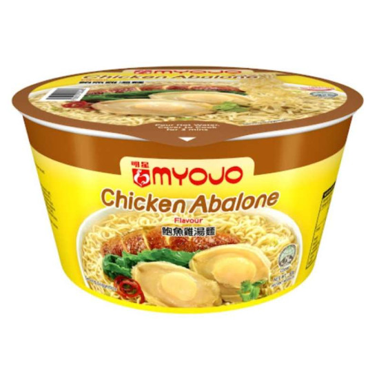 MYOJO INSTANT NOODLE CHICKEN ABALONE 80GM