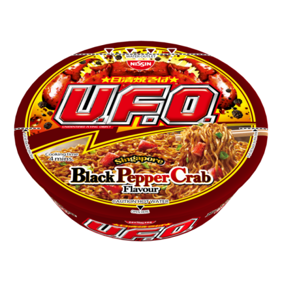 NISSIN UFO SINGAPORE BLACK PEPPER CRAB 94GM