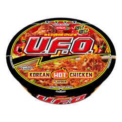NISSIN UFO KOREAN HOT CHICKEN 99GM NISSIN UFO KOREAN HOT CHICKEN 99GM
