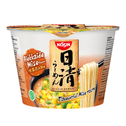 NISSIN JAPANESE RAMEN BOWL - MISO TASTE 113GM NISSIN JAPANESE RAMEN BOWL - MISO TASTE 113GM