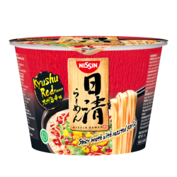 NISSIN JAPANESE RAMEN BOWL - KYUSHU RED 111GM NISSIN JAPANESE RAMEN BOWL - KYUSHU RED 111GM