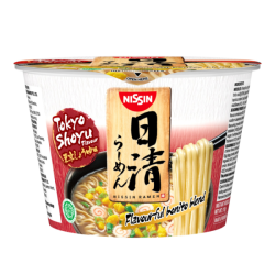 NISSIN JAPANESE RAMEN BOWL - TOKYO SHOYU 110GM NISSIN JAPANESE RAMEN BOWL - TOKYO SHOYU 110GM