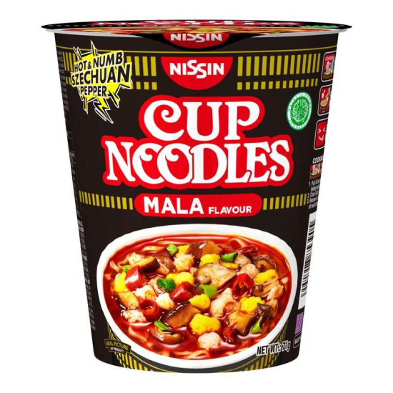 NISSIN MALA CUP NOODLES 71GM