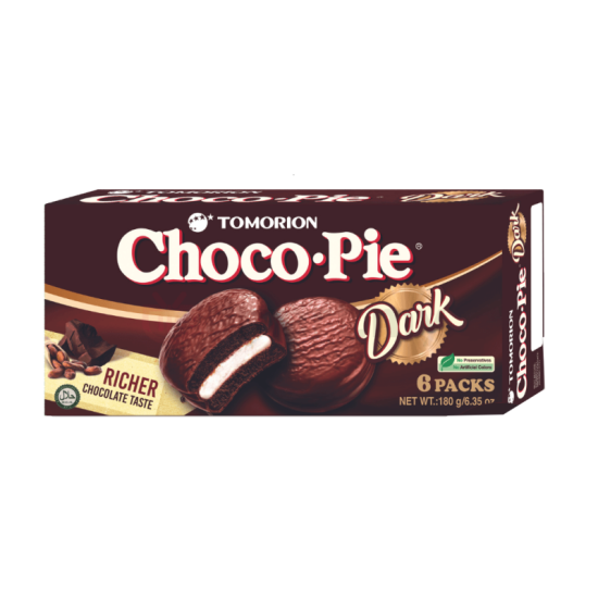 TOMORION CHOCO PIE DARK 180GM*6