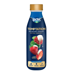 LACTEL TEMPTATION YOGURT STRAWBERRY 500G LACTEL TEMPTATION YOGURT STRAWBERRY 500G
