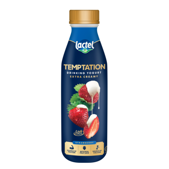 LACTEL TEMPTATION YOGURT STRAWBERRY 500G