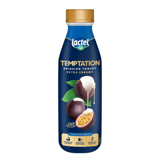 LACTEL TEMPTATION YOGURT PASSION FRUIT 500G