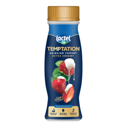LACTEL TEMPTATION YOGURT STRAWBERRY 180G LACTEL TEMPTATION YOGURT STRAWBERRY 180G