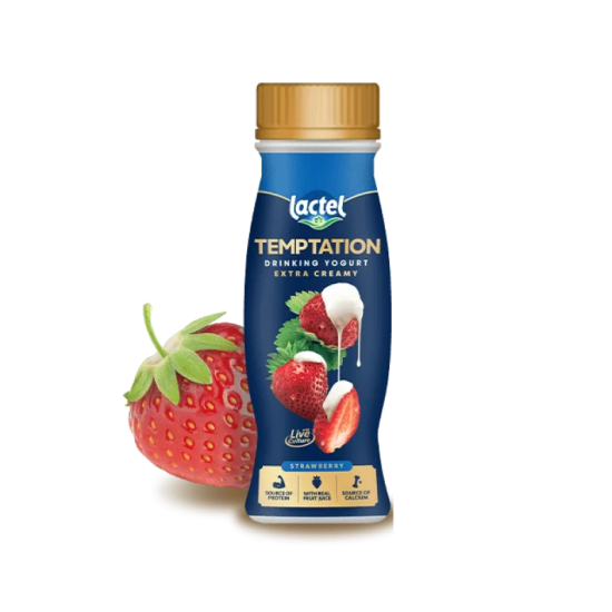 LACTEL TEMPTATION YOGURT STRAWBERRY 180G