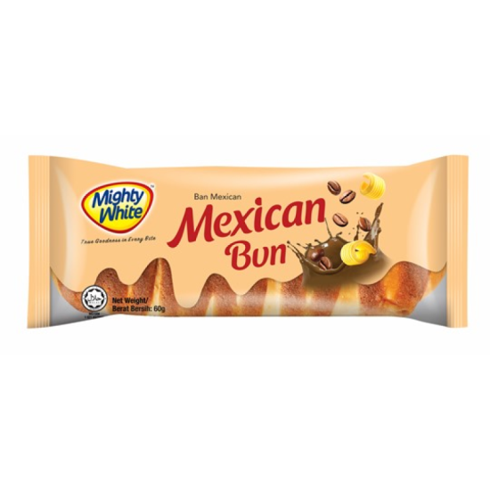 MIGHTY WHITE MEXICAN BUN 60GM