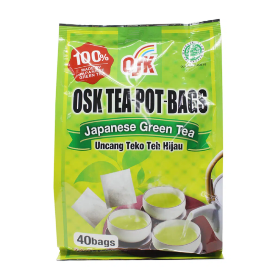 OSK GREEN TEA POT BAGS 40P