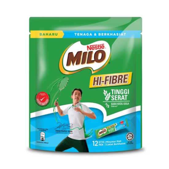 MILO ACTIV-GO HI FIBRE 30G*12