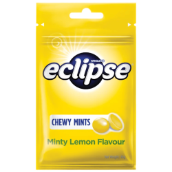 ECLIPSE CHEWY MINTS LEMON 45GM ECLIPSE CHEWY MINTS LEMON 45GM