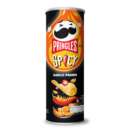 PRINGLES SPICY GARLIC PRAWN 97GM