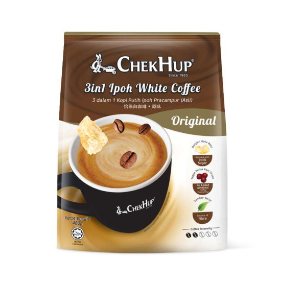 CHEK HUP WHITE COFFEE ORIGINAL 3IN1 40GM*12