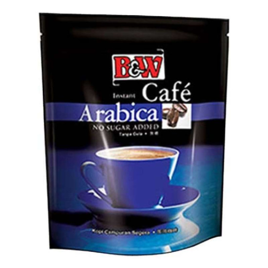 B&W INSTANT CAFE ARABICA NO SUGAR ADDED 12GM*20'S