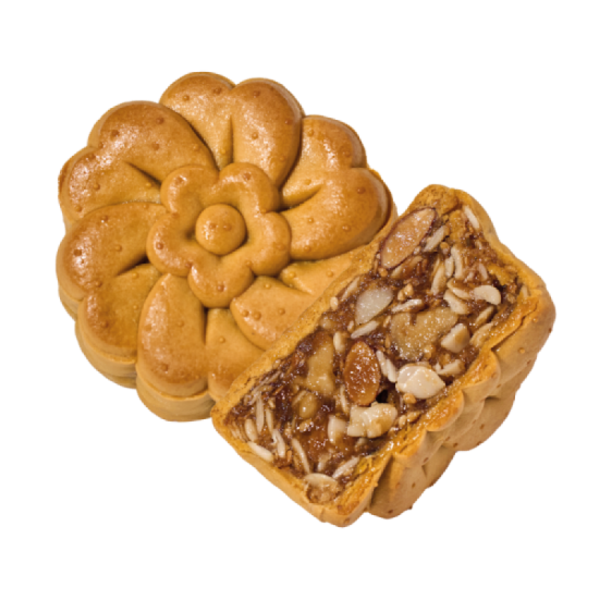 OVERSEA ASSORTED FRUITS & NUTS MOONCAKE OVERSEA ASSORTED FRUITS & NUTS MOONCAKE
