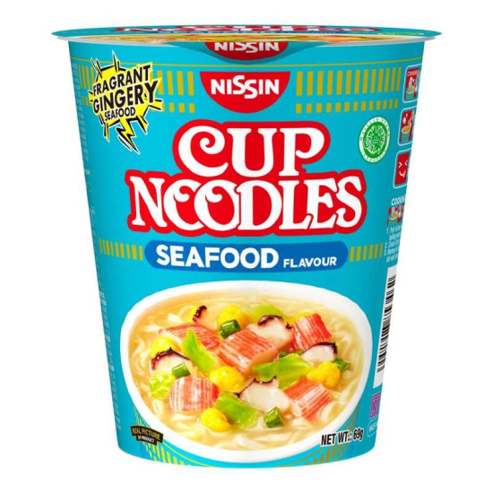 NISSIN SEAFOOD CUP NOODLES 69GM