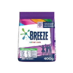 BREEZE DETERGENT POWDER COLOUR CARE 400G BREEZE DETERGENT POWDER COLOUR CARE 400G