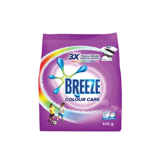 BREEZE DETERGENT POWDER COLOUR CARE 400G