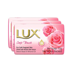 LUX SOAP - SOFT TOUCH 70GM*3S