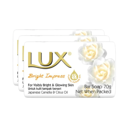 LUX SOAP - WHITE IMPRESS 70GM*3S