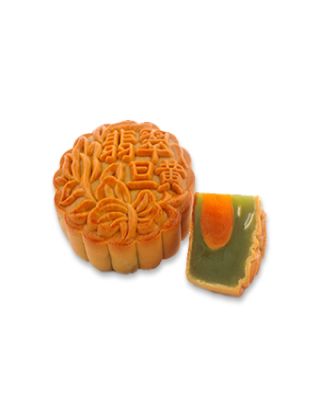 LEONG YIN LOW SUGAR PANDAN 1 YOLK MOONCAKE
