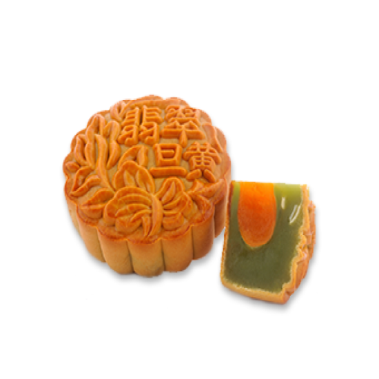 LEONG YIN LOW SUGAR PANDAN 1 YOLK MOONCAKE