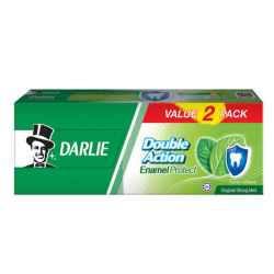 DARLIE ENAMEL PROTECT ORIGINAL STRONG MINT 200G*2 DARLIE ENAMEL PROTECT ORIGINAL STRONG MINT 200G*2