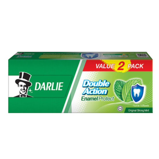 DARLIE ENAMEL PROTECT ORIGINAL STRONG MINT 200G*2