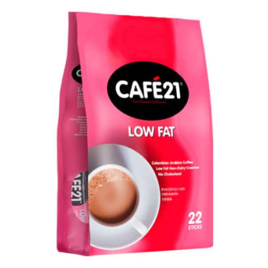 CAFE 21 LOW FAT 2IN1 COFFEEMIX 14GM*22