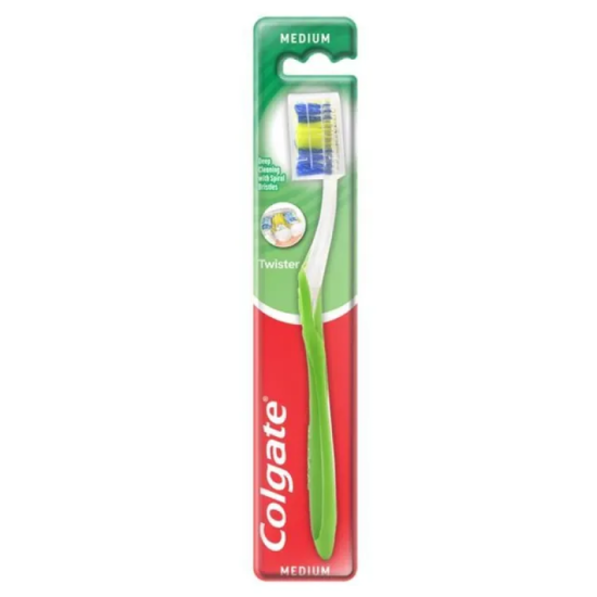 COLGATE TWISTER TOOTHBRUSH - MEDIUM 1'S