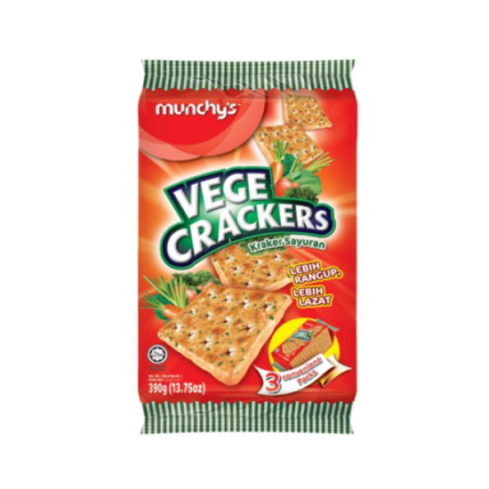 MUNCHY'S VEGE CRACKER 390GM