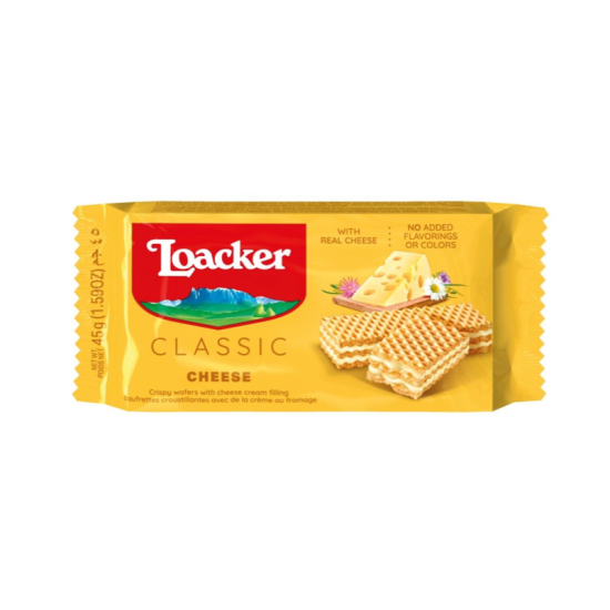 LOACKER CLASSIC CHEESE 45G